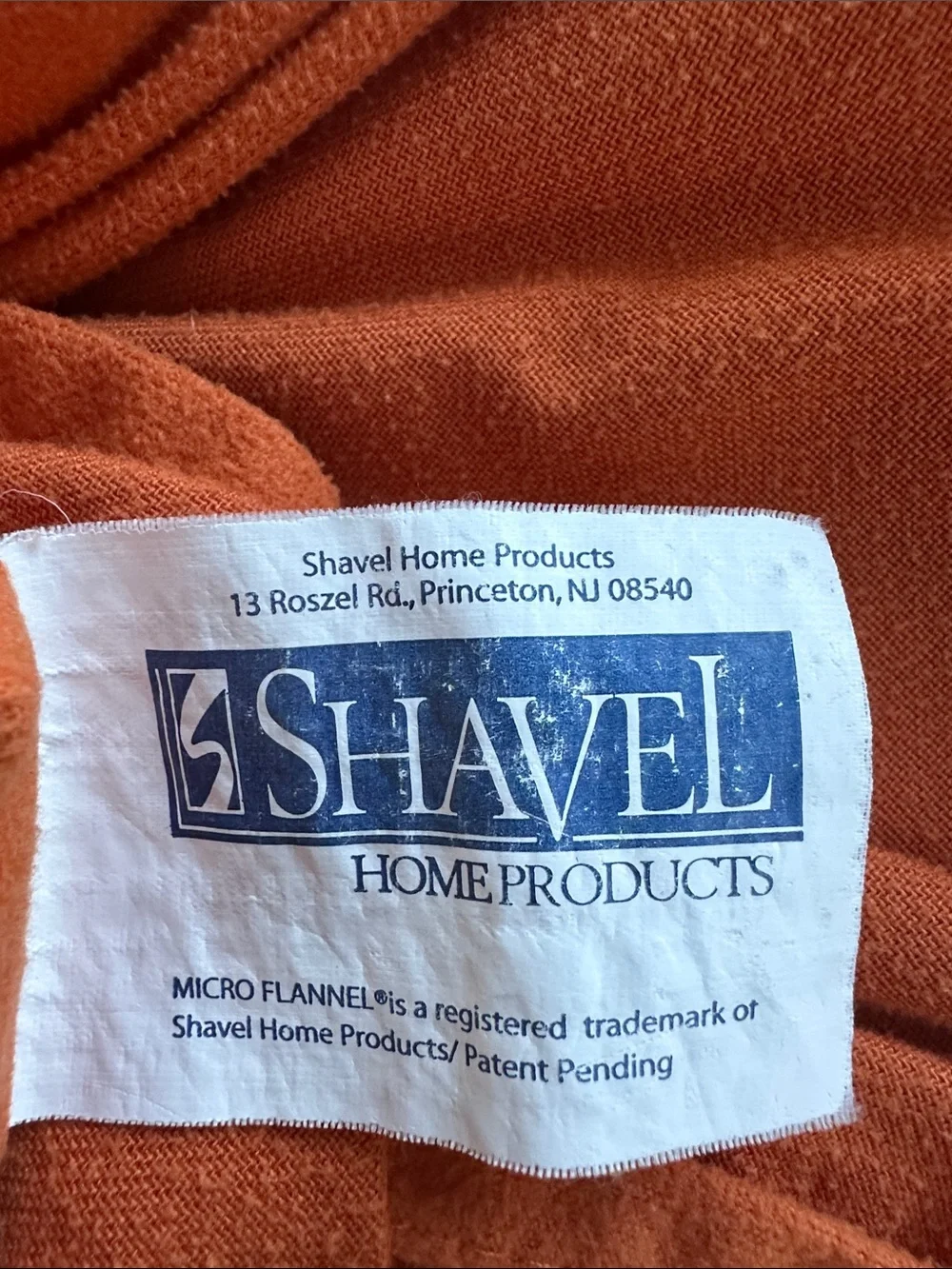 Shavel Orange Blanket for Twin Ex Bed